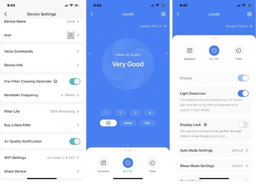 The VeSync Mobile App